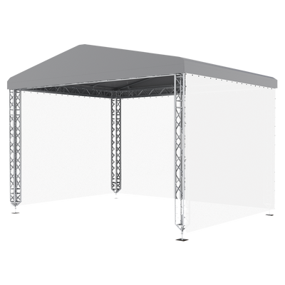 MILOS MR0 NGW Roof System with Canopy 6m, 5m Senza tiranti - 6 x 5 m