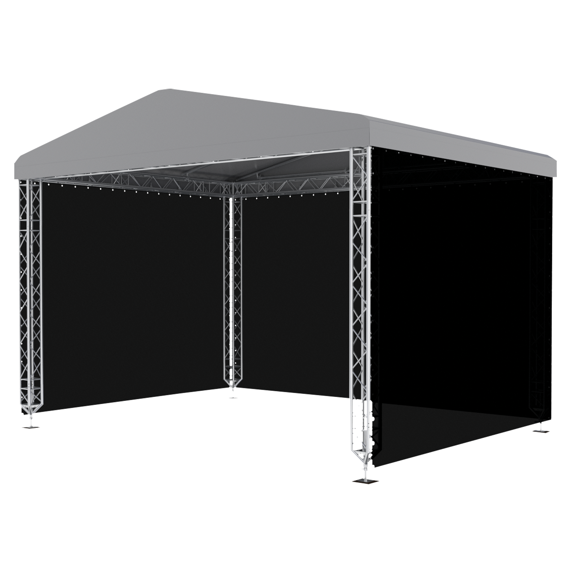 MILOS MR0 NGW Roof System with Canopy 6m, 5m Senza tiranti - 6 x 5 m
