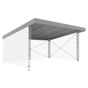 MILOS MR0 Sloping Roof System with Canopy 8m, 6m 8 x 6 m