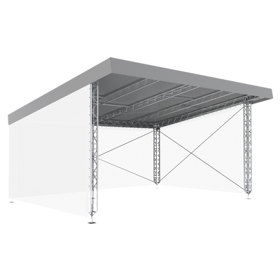 MILOS MR0 Sloping Roof System with Canopy 8m, 6m 8 x 6 m