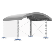MILOS MR1 Arched Roof System with Canopy 6m, 4m 6 x 4 m