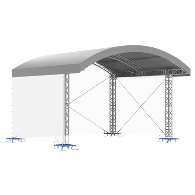 MILOS MR1 Arched Roof System with Canopy 6m, 4m 6 x 4 m