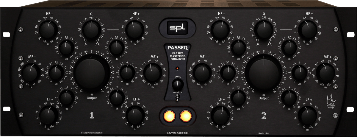 SPL PASSEQ BLACK Égaliseur 2 canaux analogique