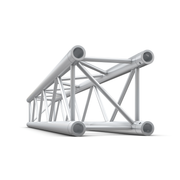 MILOS Pro-30 Square P Truss - Straight P (Milos Ø 29,8 mm compatible), Silver, 2.500mm QTB2500 - Silver - 2500 mm