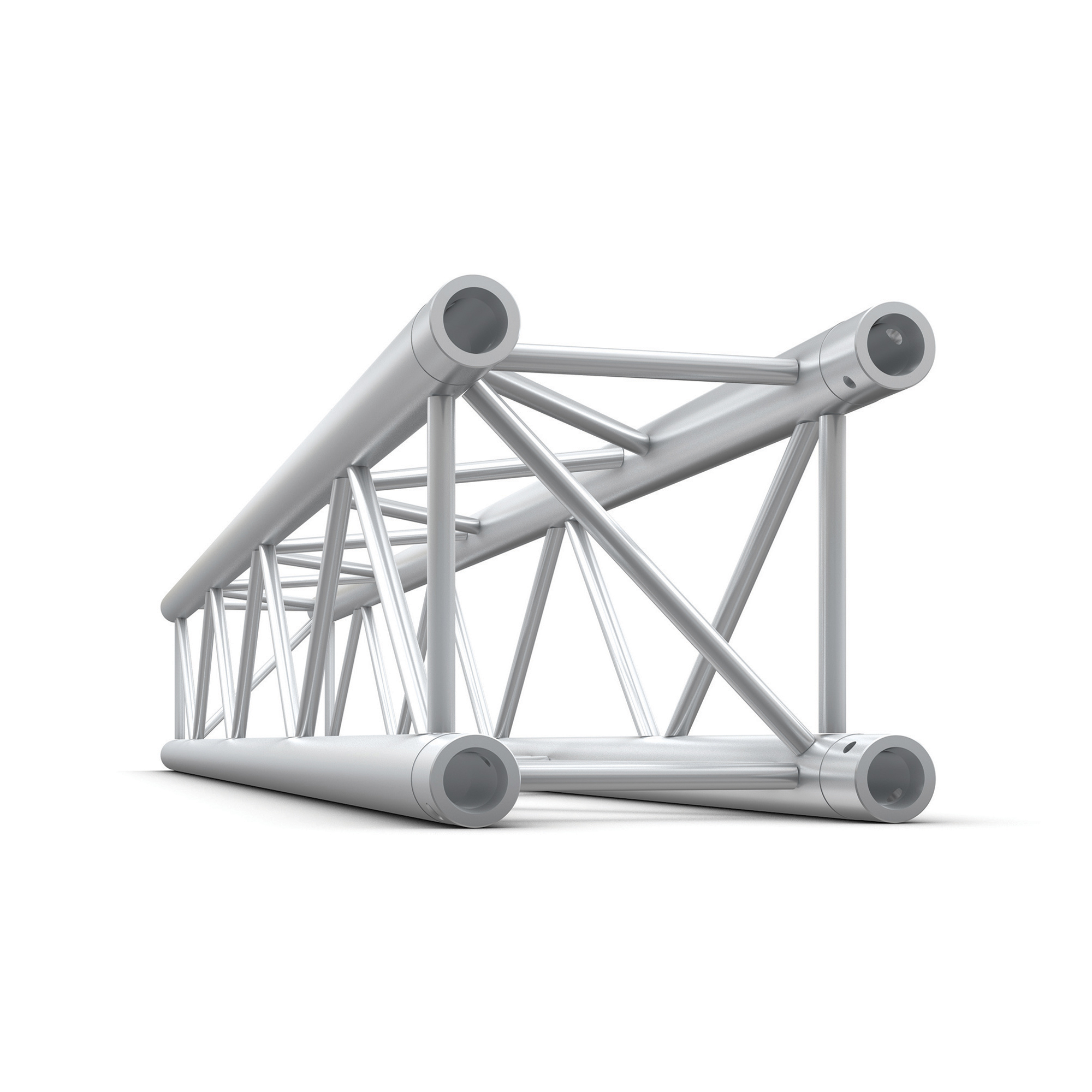 MILOS Pro-30 Square P Truss - Straight P (Milos Ø 29,8 mm compatible), Silver, 5.000mm QTB5000 - Silver - 5000 mm