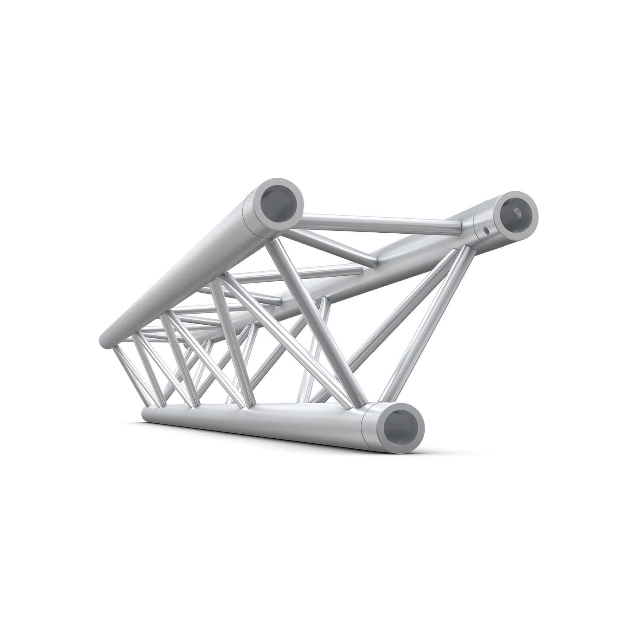 MILOS Pro-30 Triangle P Truss - Straight P (Milos Ø 29,8 mm compatible), Silver, 2.000mm STB2000 - 2000 mm