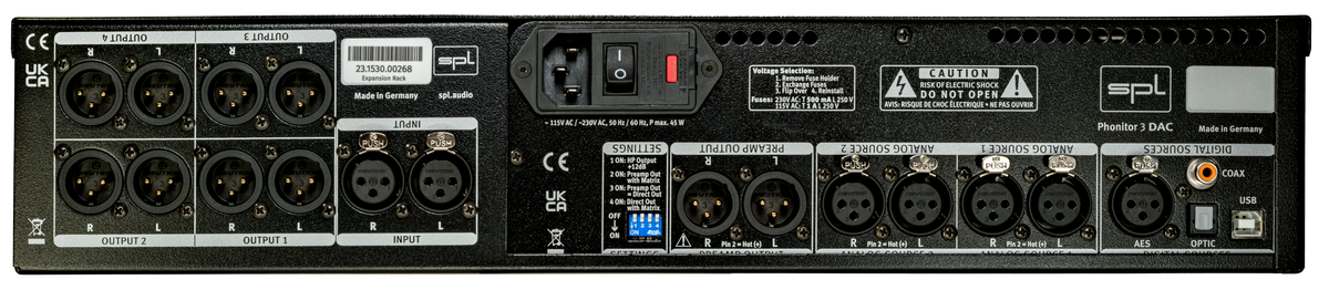 SPL Phonitor 3 DAC + Expansion Rack