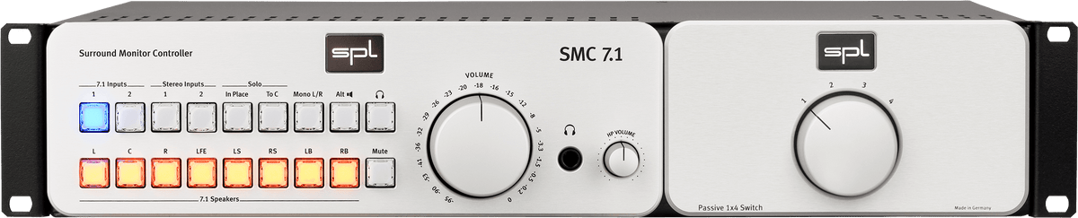 SPL SMC 7.1 + Expansion Rack Silver