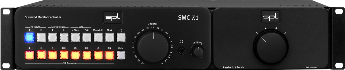SPL SMC 7.1 + Expansion Rack Black