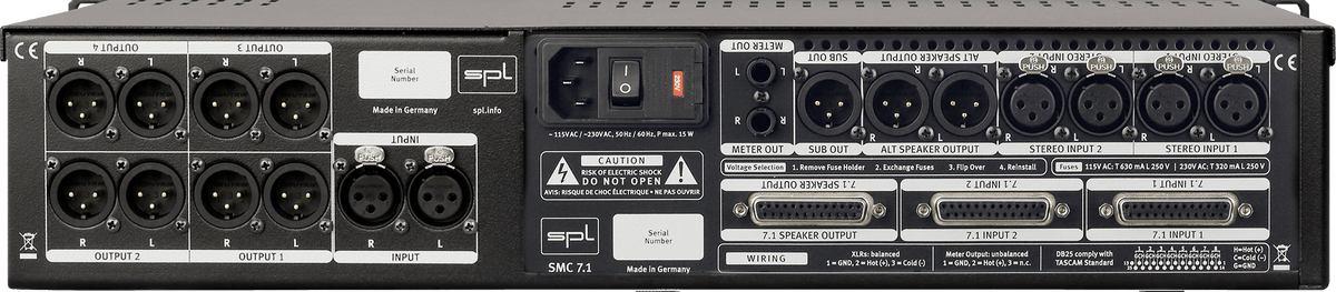 SPL SMC 7.1 + Expansion Rack Black