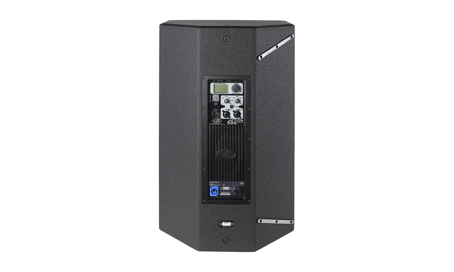 Das ACTION-515A Cassa attiva 15" a 2 vie 500 w, 131 db- 230/115 v - nera