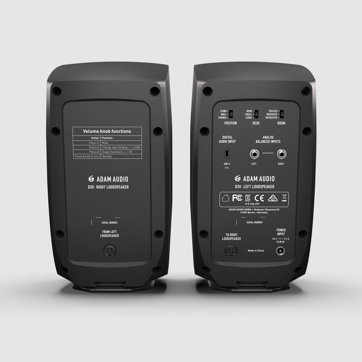 Adam Audio D3V Black