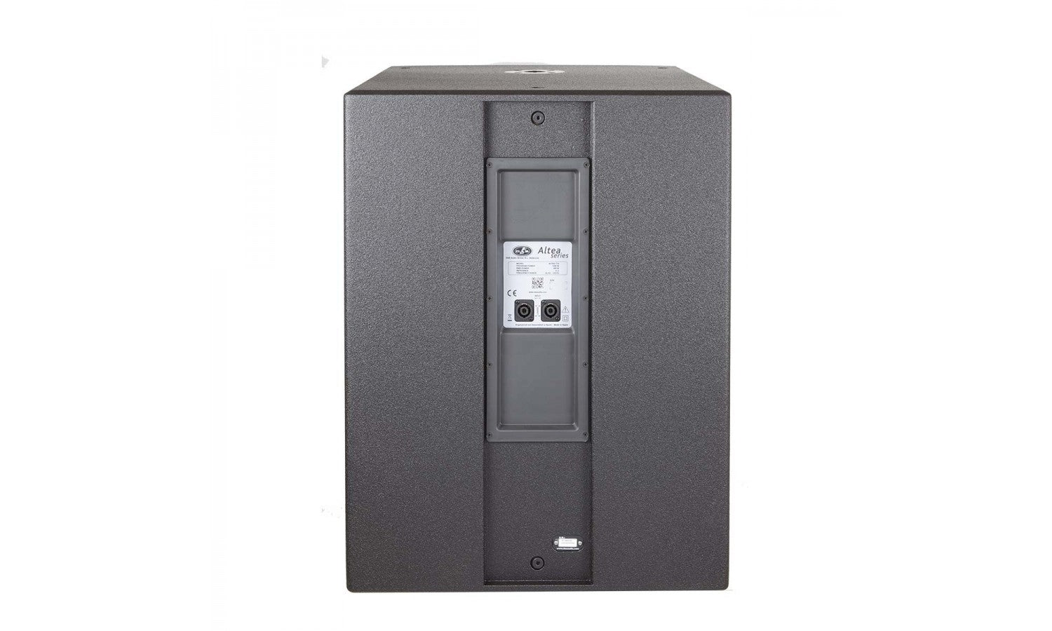 Das ALTEA-718A Subwoofer attivo 18" - 600 w, 134 db- 230/115 v - nero