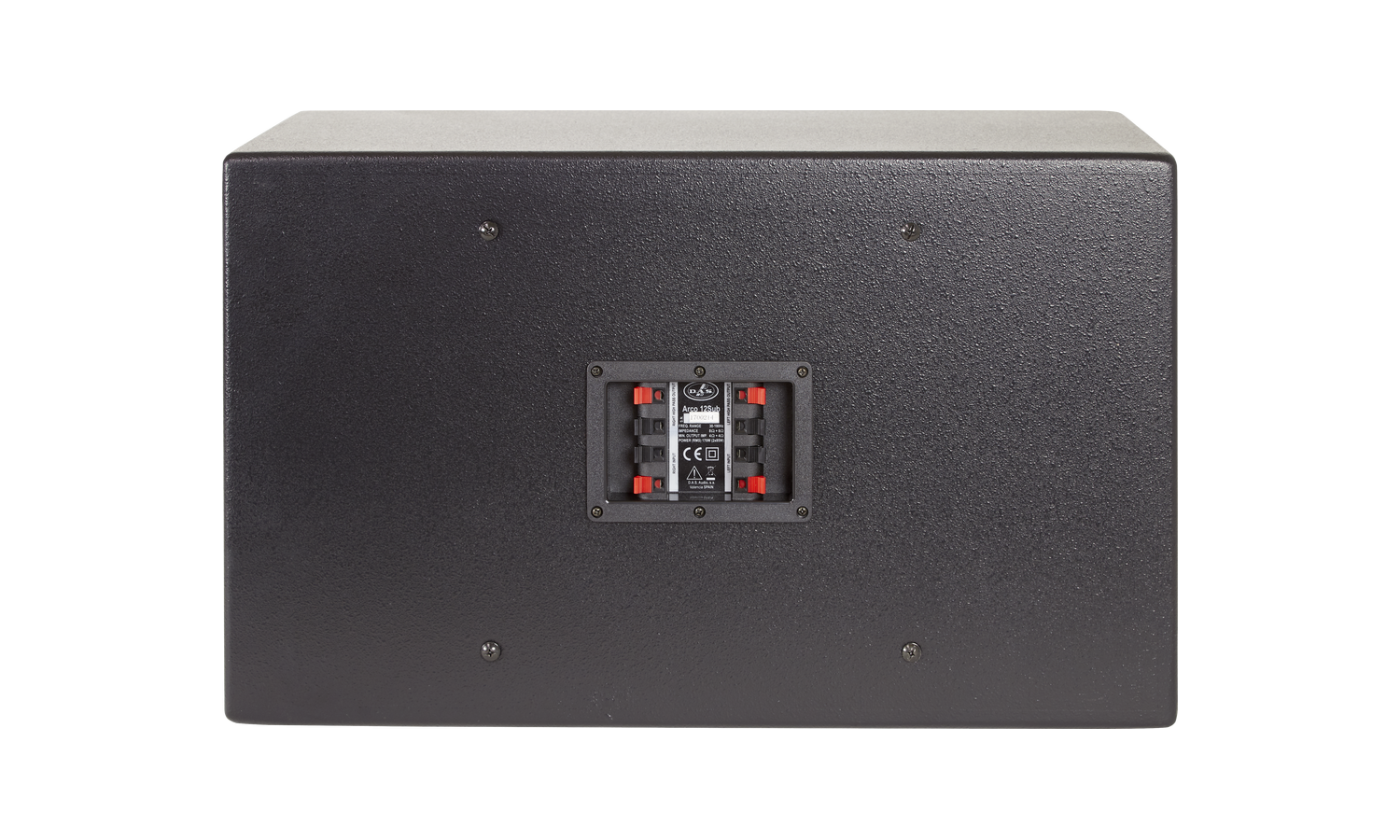 Das ARCO-12SUB 2x170 w, 12" doppia bobina subwoofer montabile, cassa mdf, nero