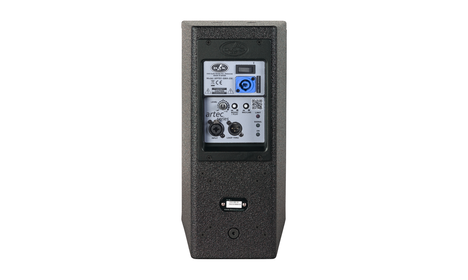 Das ARTEC-506A-230 Cassa attiva a 2 vie 500w, 6", 230vemiss. 80°x80° col. nero