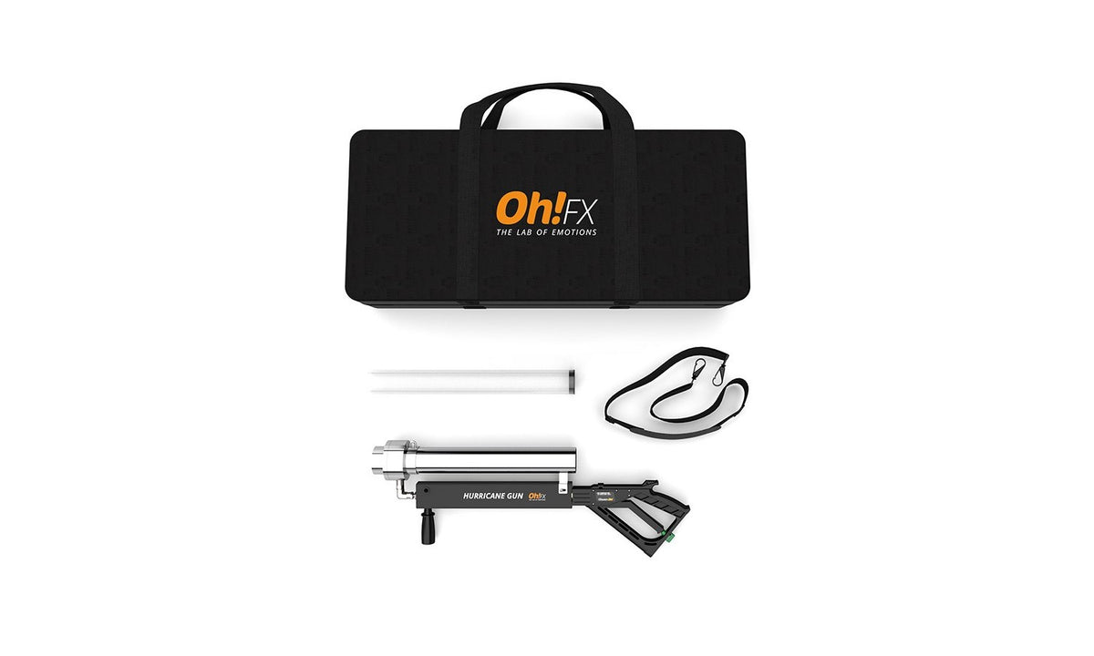 Oh-fx HURR Macchina sparacoriandoli e polveri holifunzionamento a co2
