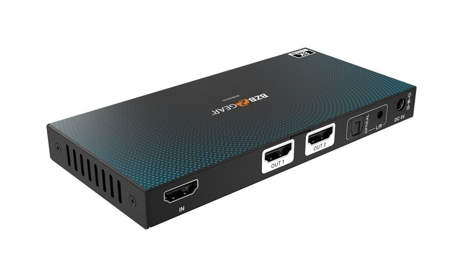 Bzbgear BG-8K-DA12A 1x2 8k hdmi splitter scaler hdr