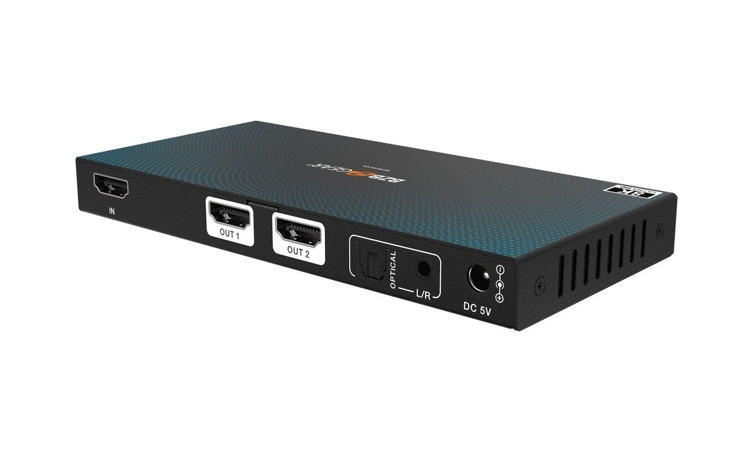 Bzbgear BG-8K-DA12A 1x2 8k hdmi splitter scaler hdr