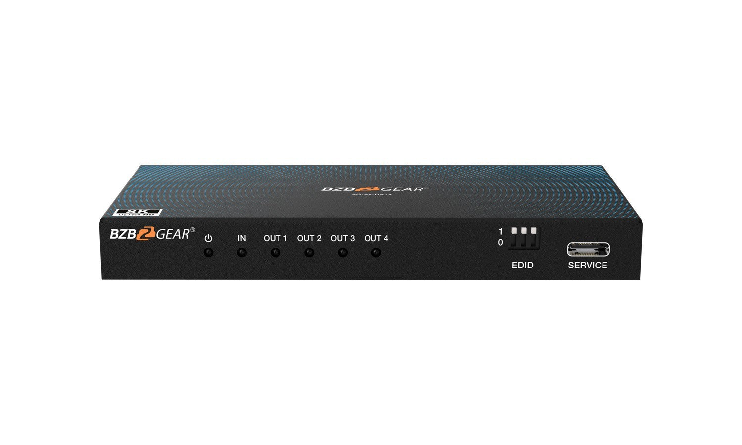 Bzbgear BG-8K-DA14 1x4 8k uhd hdmi 2.1 splitter con autodownscaling 8k60/4k120