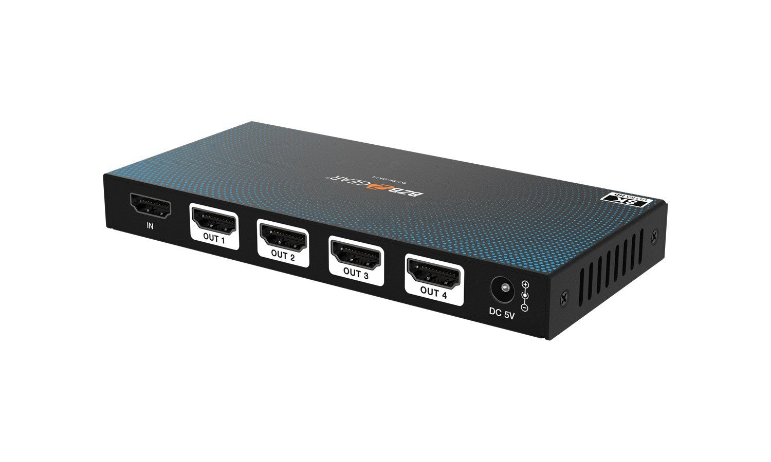 Bzbgear BG-8K-DA14 1x4 8k uhd hdmi 2.1 splitter con autodownscaling 8k60/4k120