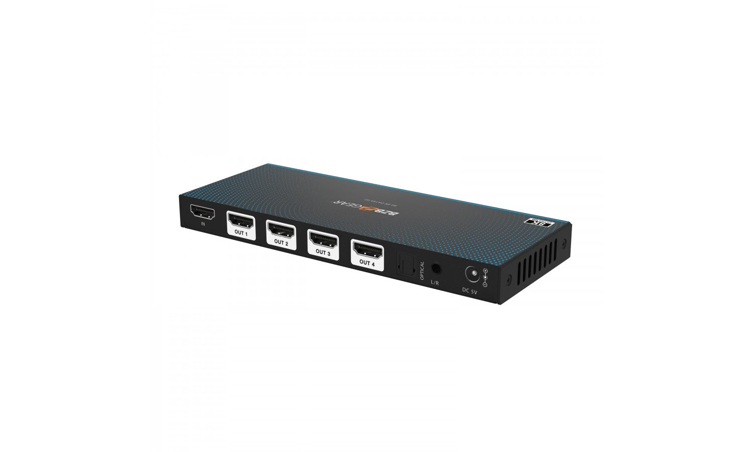 Bzbgear BG-8K-DA14A-G2 Splitter 1/4 hdmi 8k60/4k120auto downscale+audio de-embed
