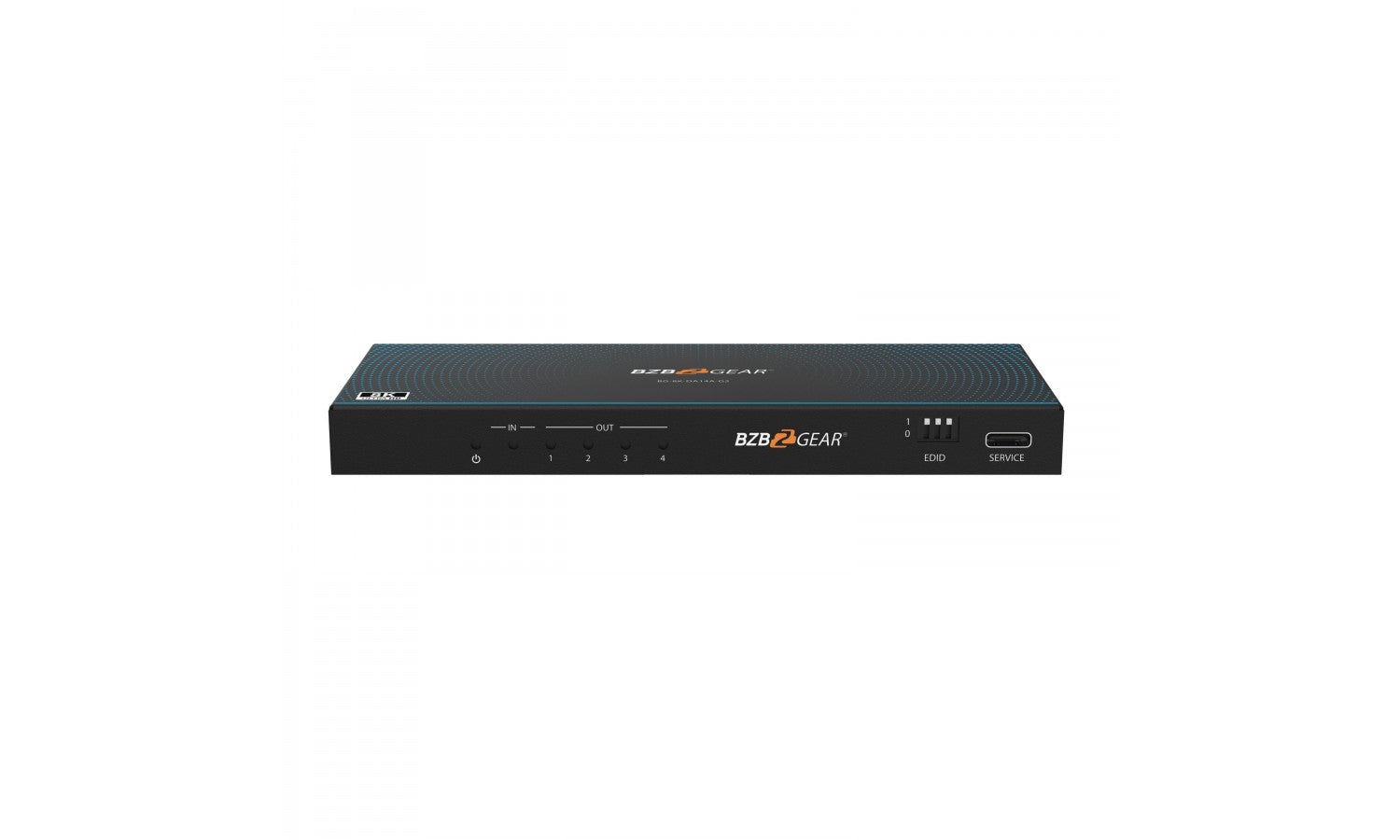 Bzbgear BG-8K-DA14A-G2 Splitter 1/4 hdmi 8k60/4k120auto downscale+audio de-embed