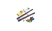 Oh-fx CE80/P/S10M-SI Cannone elettrico usa e getta da 80 cm con filanti in mylar silver