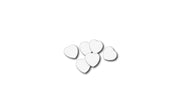 Oh-fx CO55-WS Coriandoli in carta bianchi a forma di cuore 1kg