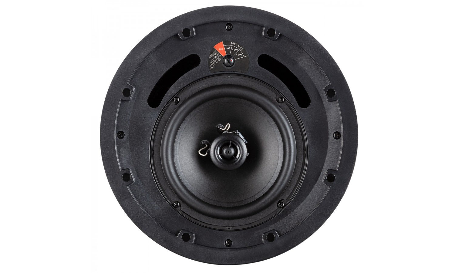 Das DECO-6-TB Diffusore 6,5" a doppio cono, 5w100v - con calotta - bianco