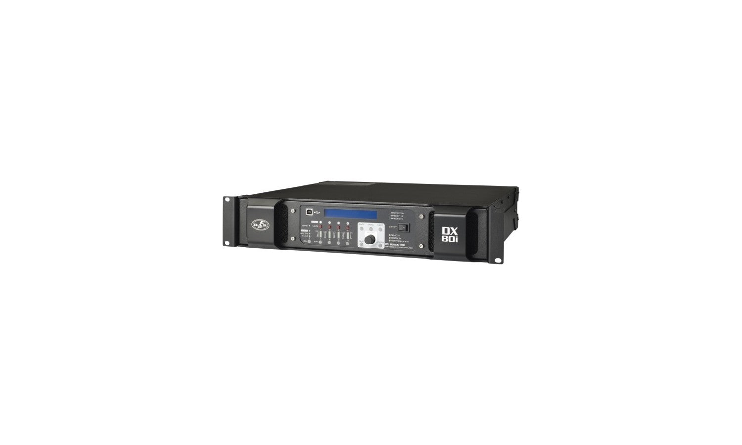 Das DX-80I-230 Ampli 4 canali in classe d - dsp e dante4in/4out, 2000w @ 4 ohm 230v