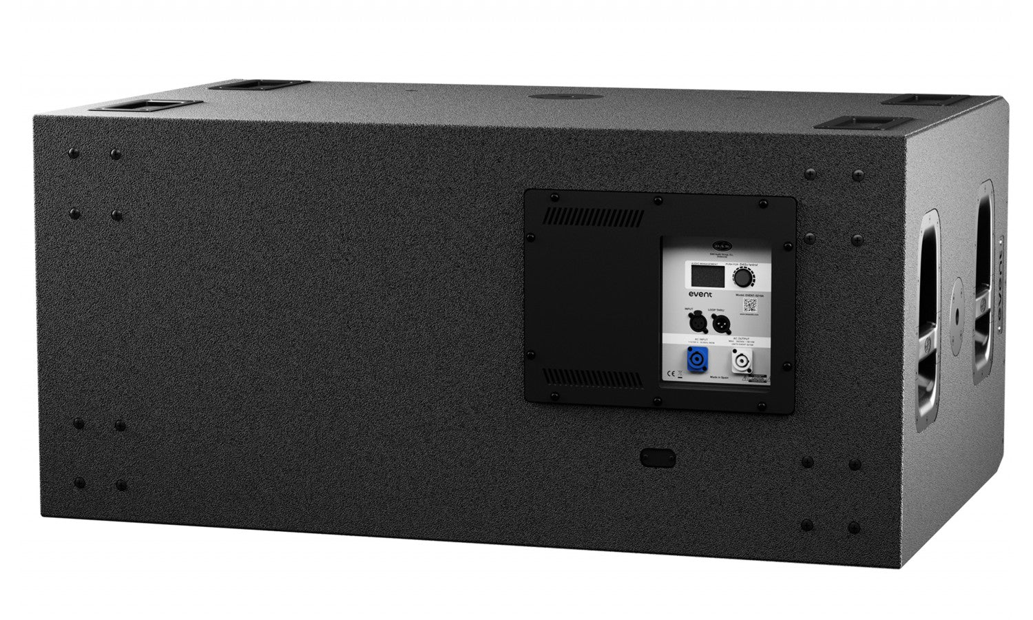 Das EVENT-S218A Subwoofer bass-reflex attivo 2x18"- 2250 w class d