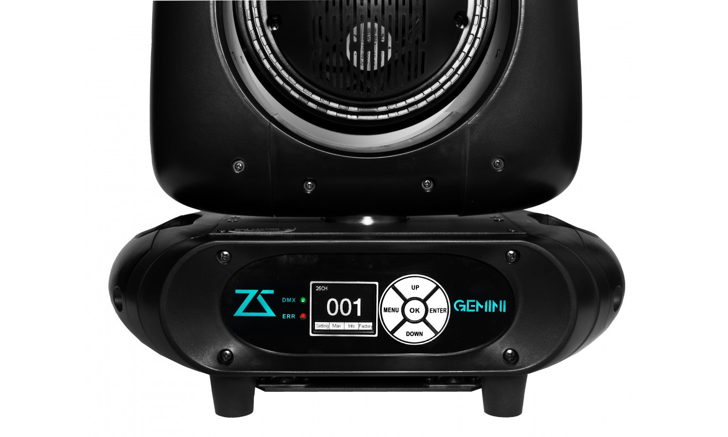 Zzodiac GEMINI Testa mobile beam a scarica da 250w, 13colori, 11 gobo, 2 prismi
