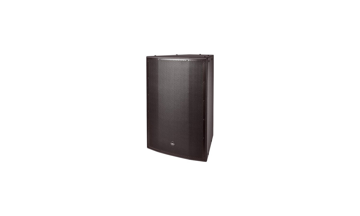 The HQ-218-CX 2000 w, 2x18" stackable bass-reflex subwoofer, long excursion, black