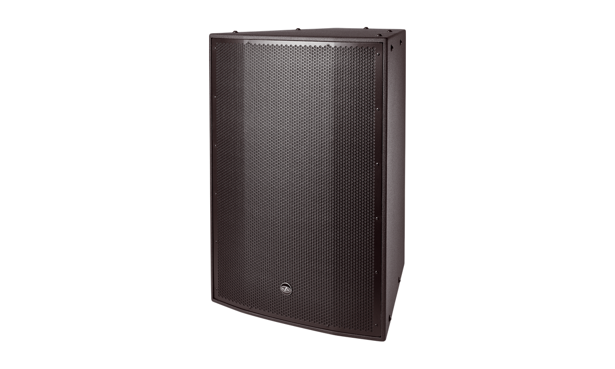 Das HQ-218-CX 2000 w, 2x18" subwoofer bass-refleximpilabile, lunga escursione, nero