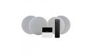 Fonestar KS-WALL-4 Sistema audio con 4 altoparlanti a soffitto da 6" e amplificatore
