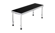 Guil MDJ-2 Tavolo dj-consolle 2000 x 650 mm con passacavi, in alluminio