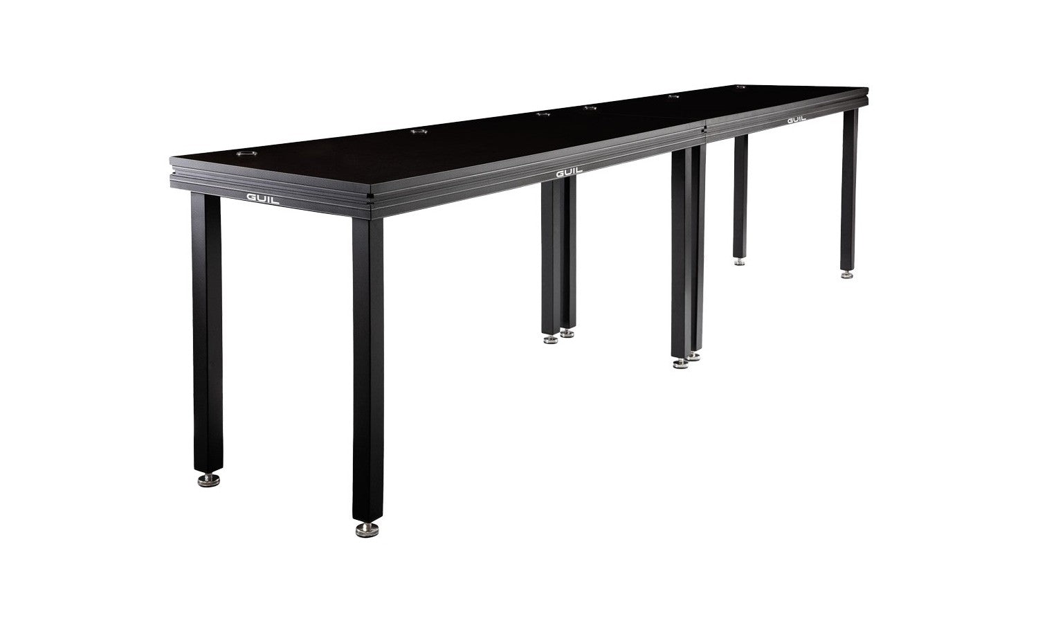 Guil MDJ-2 Tavolo dj-consolle 2000 x 650 mm con passacavi, in alluminio