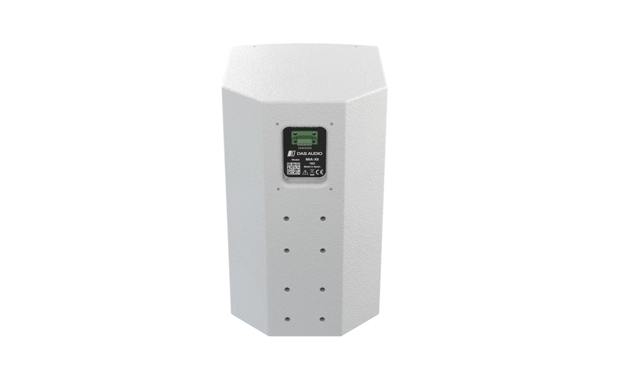Das MIA-X6-W Cassa passiva 2 vie 6" coassialecopertura conica 120° bianco