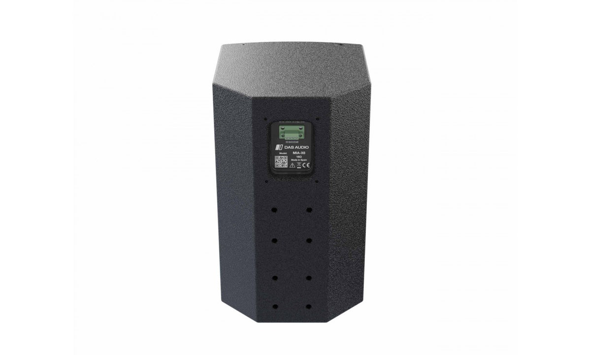 Das MIA-X6 Cassa passiva 2 vie 6" coassialecopertura conica 120° nero