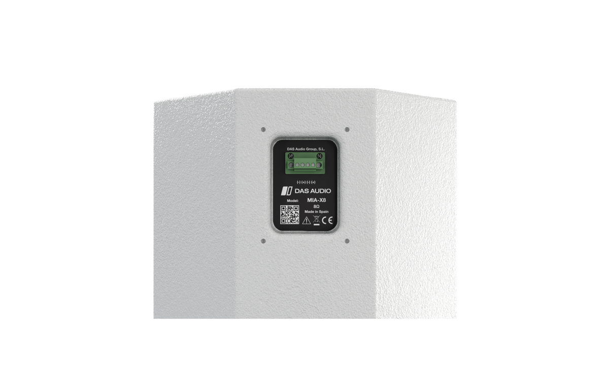 Das MIA-X8-W Cassa passiva 2 vie 8" coassialecopertura conica 110° bianco