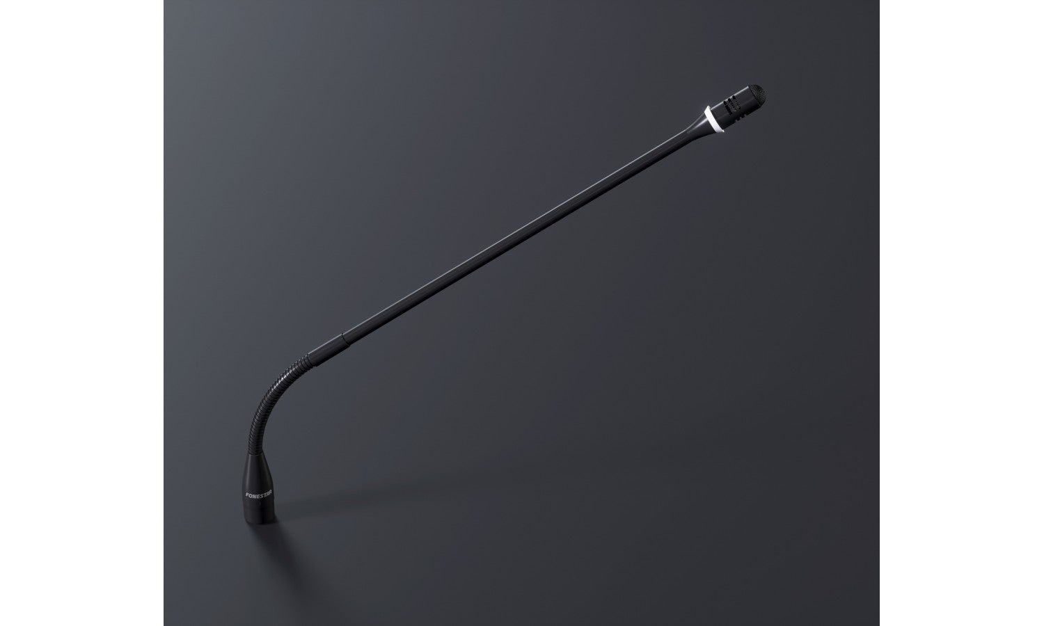 Fonestar MICFLEX-C45LED Microfono a collo di cigno 45cm condensatore electret unidirezionale