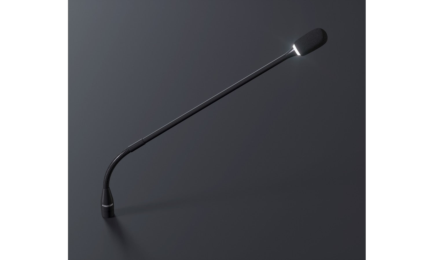 Fonestar MICFLEX-C45LED Microfono a collo di cigno 45cm condensatore electret unidirezionale