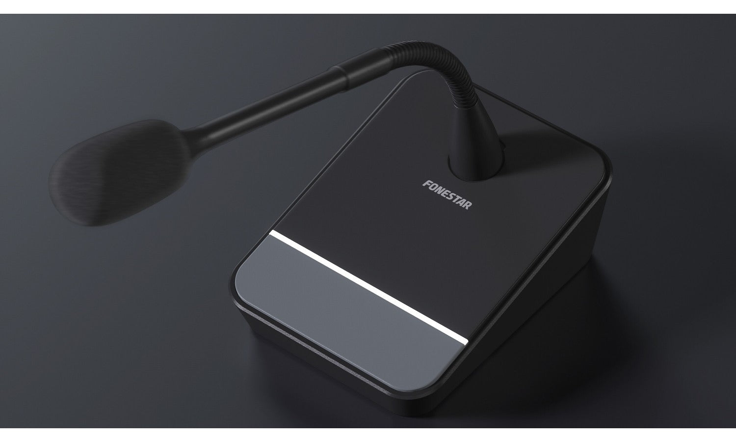 Fonestar MICSET-C32 Base microfonica e microfono collo di cigno 32cm a condensatore electr