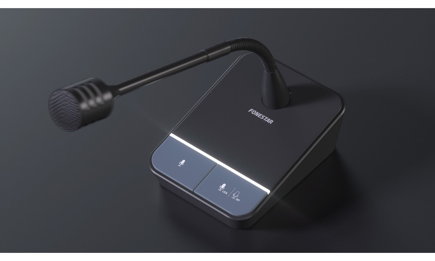Fonestar MICSET-D32XLR Microfono dinamico da tavolo unidirezionale cardioide