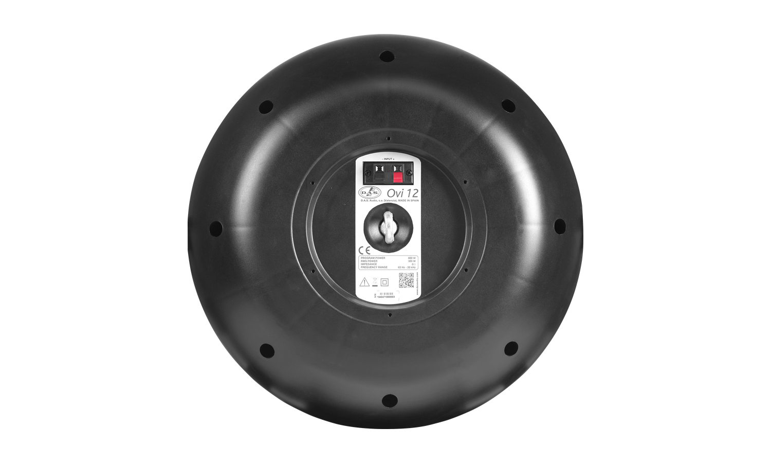 Das OVI-12 Cassa passiva 300w, 12" in polipropilenecoassiale 2 vie 8 ohm nero