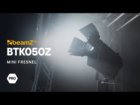 Carica video: Beamz Pro BTK050Z-5 Fresnel 50W CW/WW Man.zm.TW