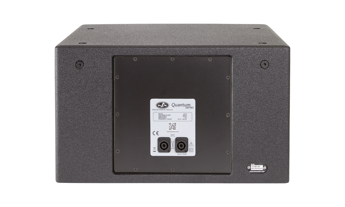 Das Q-10 Subwoofer passivo 10" - 1000 w, 121 db,8 ohm - nero