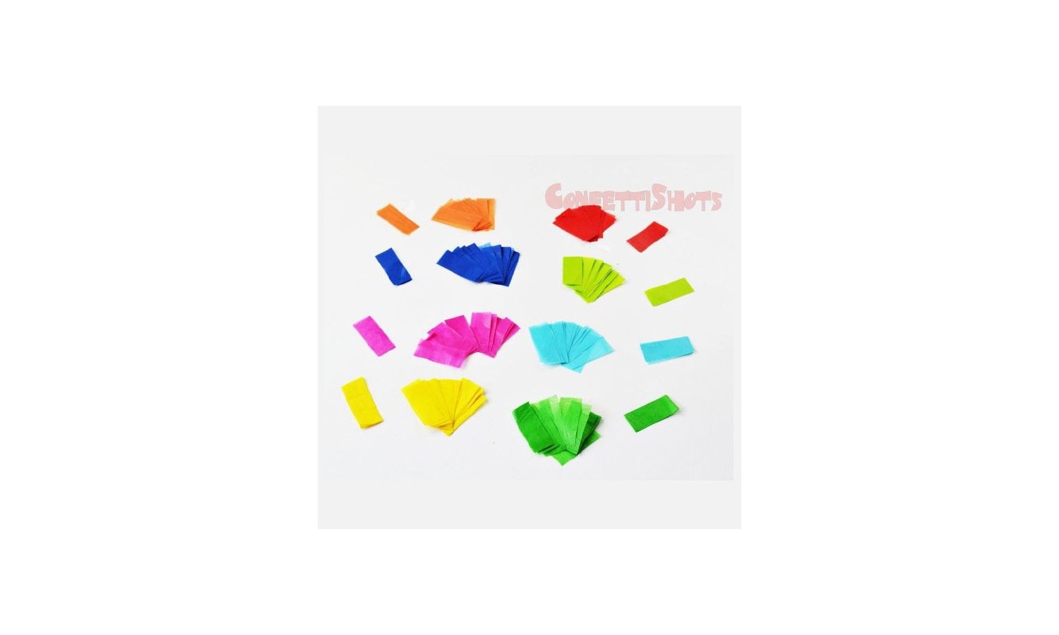 Oh-fx REC-ME/RJ Coriandolo rettangolare in mylar 1 kg rosso