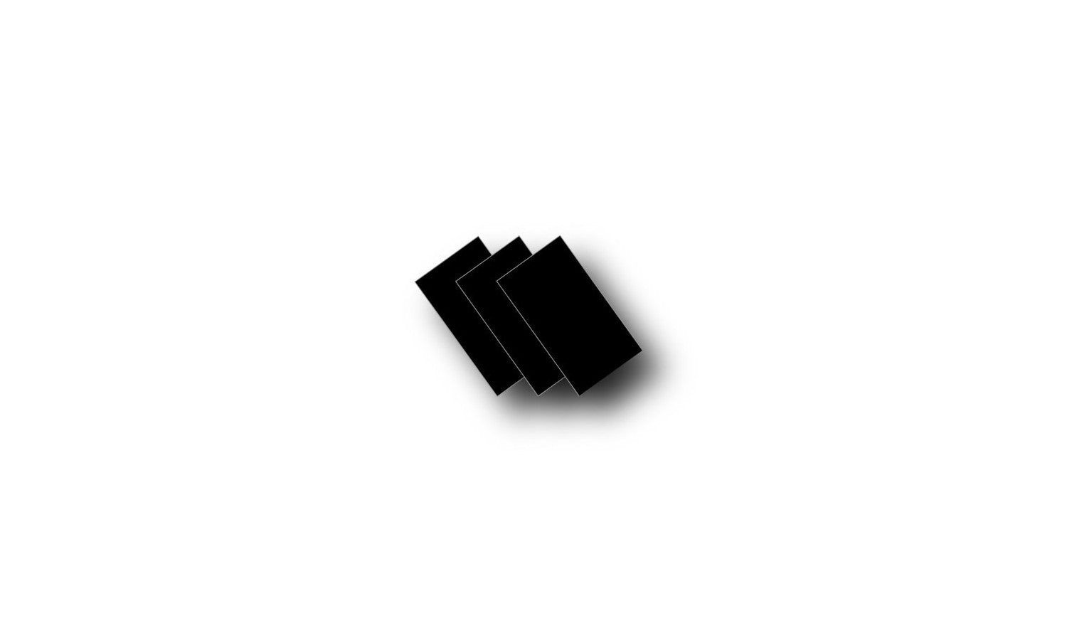 Oh-fx REC-NE Coriandolo rettangolare in carta 1kg nero
