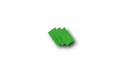 Oh-fx REC-VC Coriandolo rettangolare in carta 1kg verde chiaro